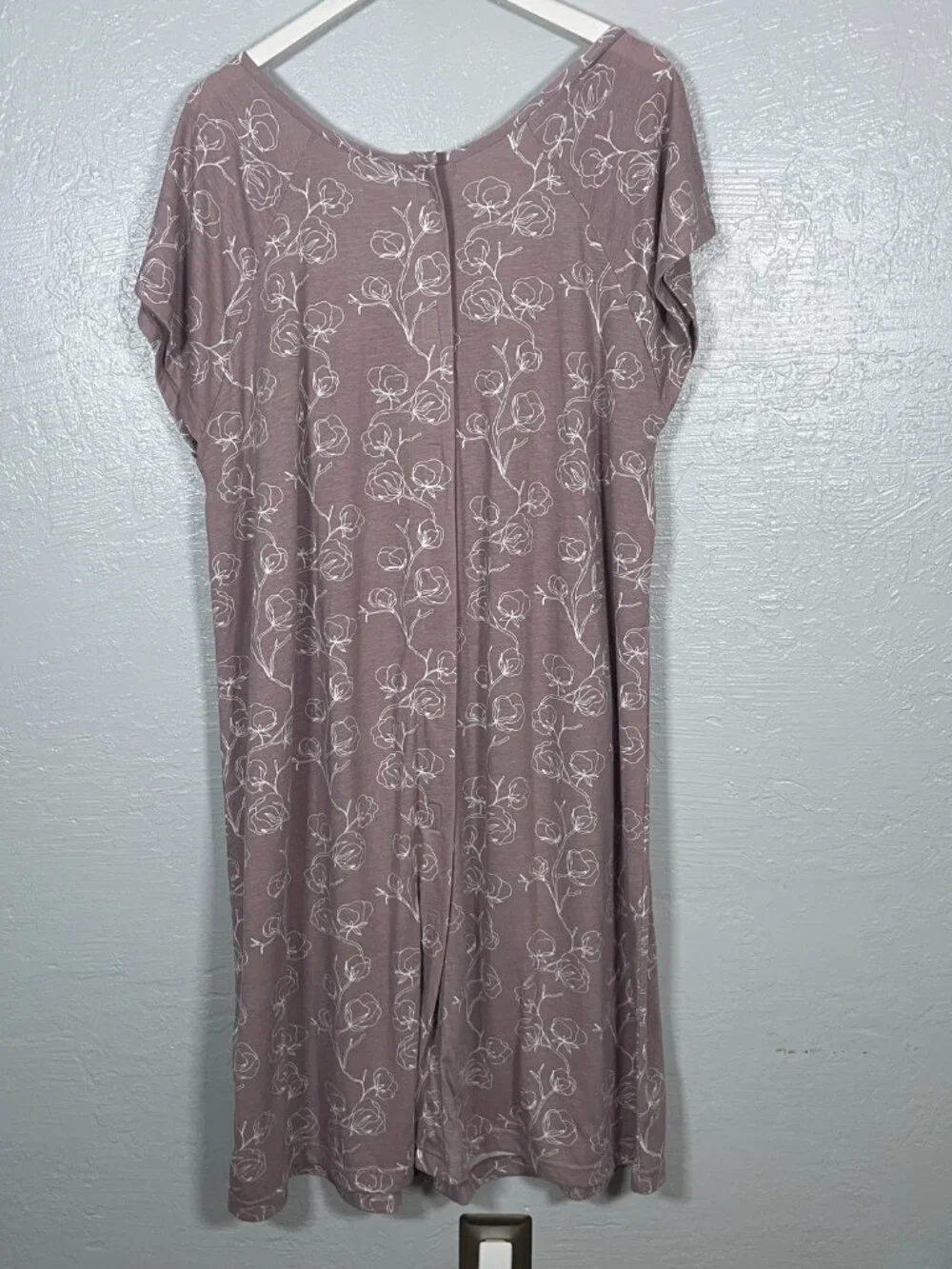 Kindred Bravely Women Plus Size 1X-2X Pink Universal Labor & Delivery Gown